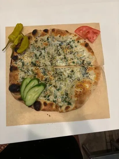 Round Three Cheese Flatbread