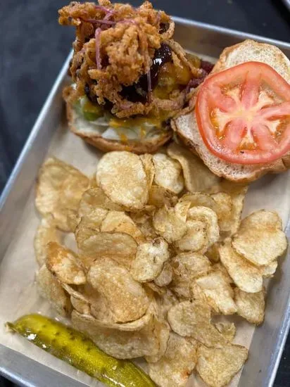 Bourbon BBQ Bacon Cheddar Burger