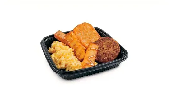 3pc Classic French Toast Sticks Platter w/ Sausage