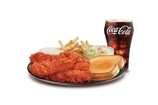 5 Piece Nashville Hot Hand-Breaded Chicken Tender Platter