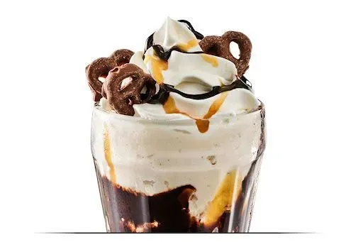 Chocolate Covered Pretzel Milkshake