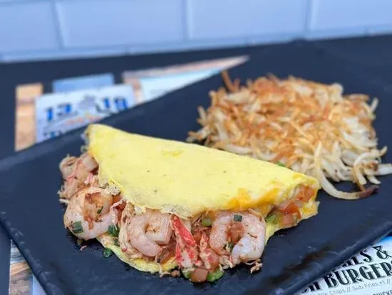 Crab & Shrimp Omelette