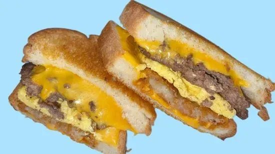 Steak, Egg and Cheese Sandwich