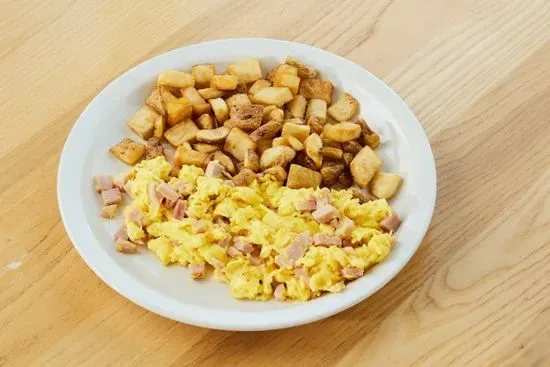 Diced Ham Scramble