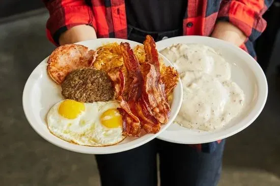 Bigger Big Breakfast with Biscuits & Gravy