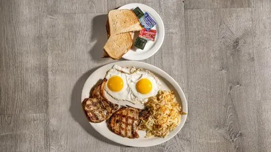 6 Oz Pork Chops (2) pieces (2 eggs)