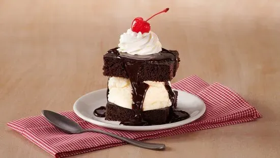 Hot Fudge Ice Cream Cake