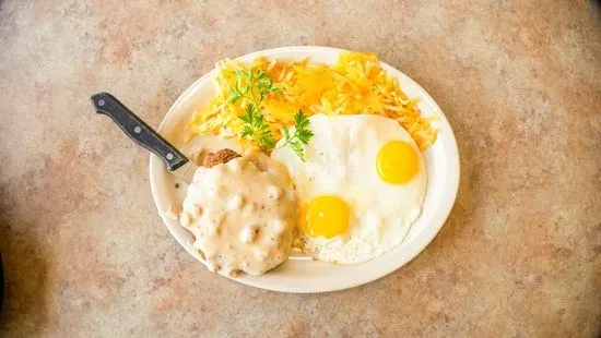 Country Fried Steak & Eggs