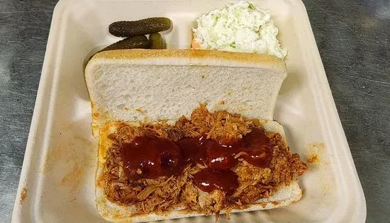 BBQ Smoked Pulled Pork Sandwich Meal