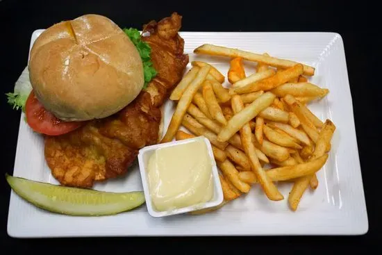 Sticky Chicken Sandwich