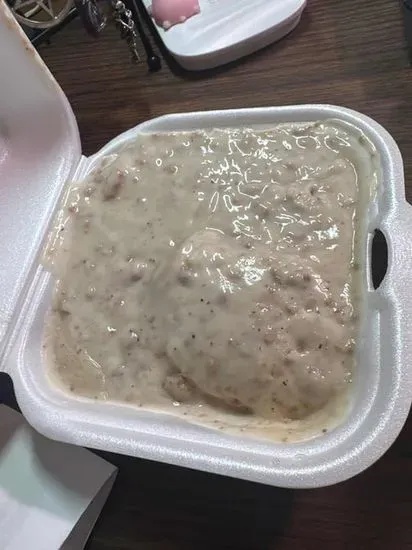 Half Order Biscuits & Country Gravy