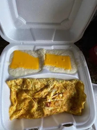 Chicken & Cheese Omelette