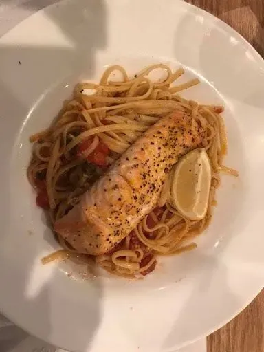 Salmon Fettucine