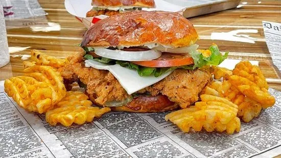 Deluxe Rooster Original Chicken Sandwich Meal