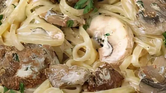 Fettuccini with Chicken Livers