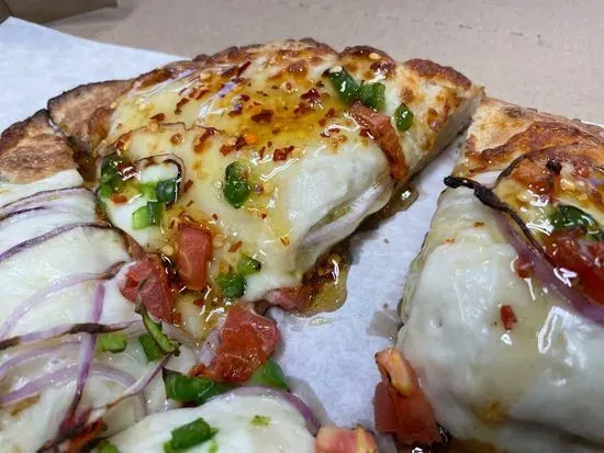 Mashed potato - Hot honey pizza (Veg)