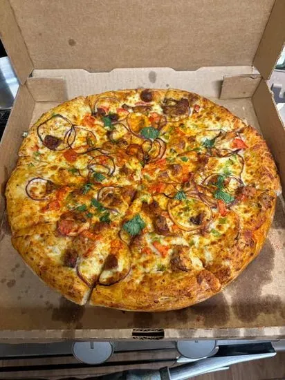 Chicken Tikka Masala pizza