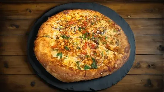 Paneer Tikka Masala Pizza