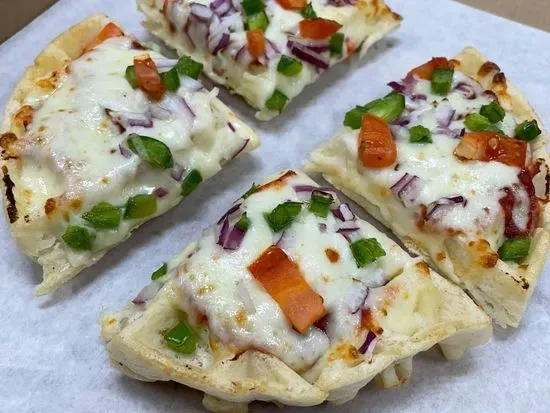 Rice Waffle pizza - Paneer Tikka (veg))