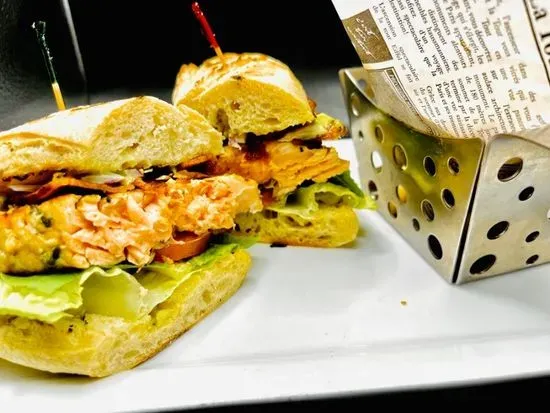 Grilled Salmon  sandwich