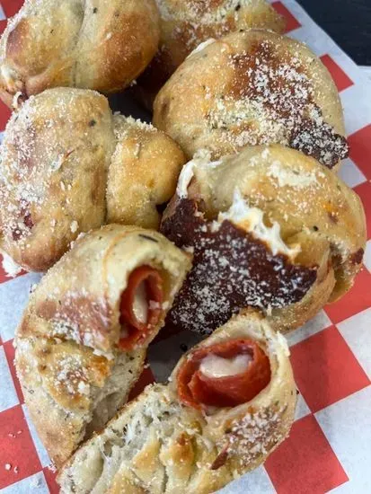 Pepperoni Garlic Knots