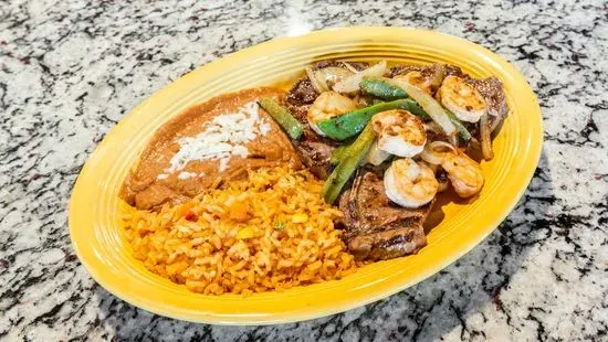 T-Bone Steak* & Shrimp