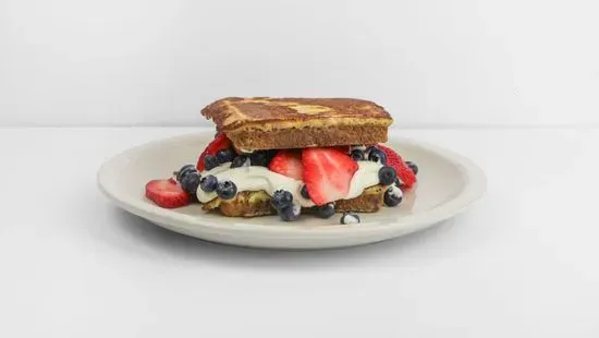 Red, White & Blue Stuffed French Toast