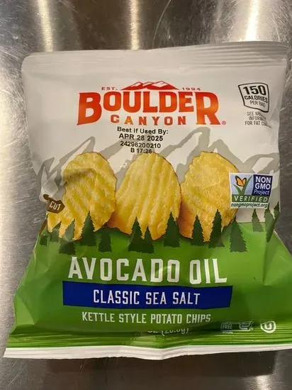 Boulder Canyon Kettle Potato Chips - Sea Salt