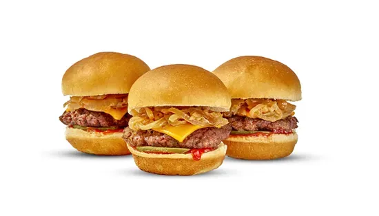 3 Mini Hamburgers