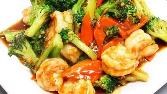 G18. Shrimp with Broccoli