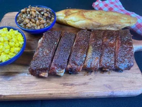 1/2 Slab Of Smoked Ribs