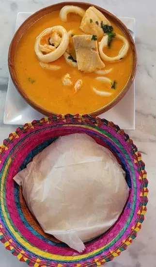 Seafood Soup / Sopa De Mariscos