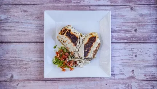 Shredded Chicken Burrito