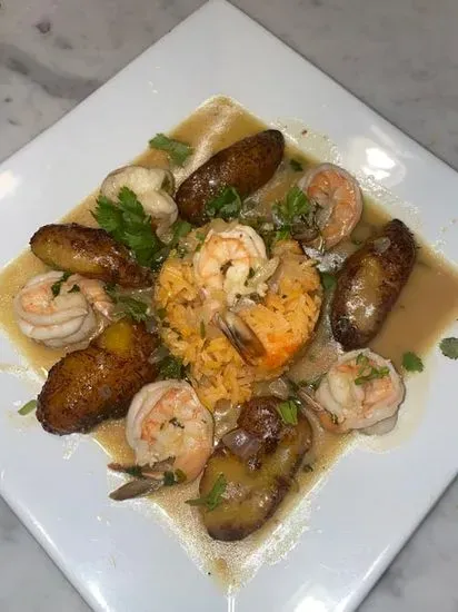 Shrimp and Plantains