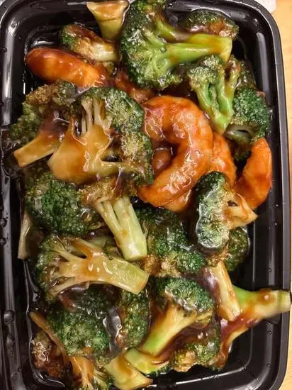 114. Shrimp with Broccoli