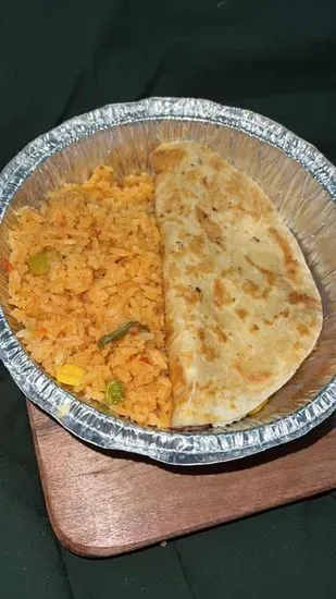 Kids Quesadilla & Arroz