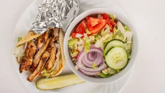 Chicken Souvlaki Platter