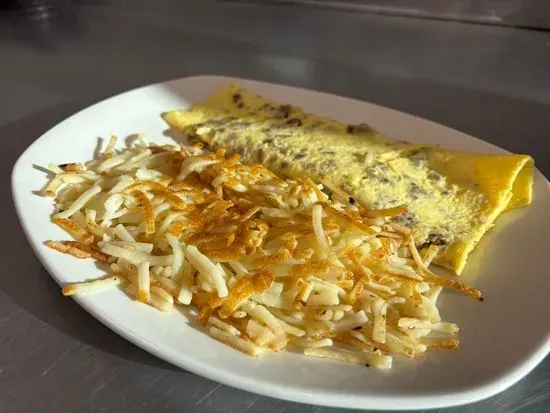 Sausage omelette