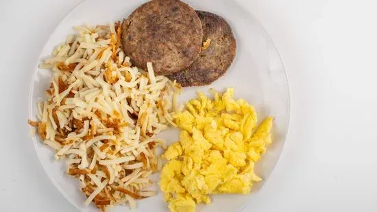 Sausage Patties and Eggs