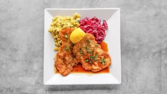 Schnitzel & Spaetzle