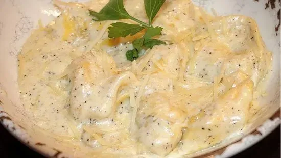 Half Portion Tortelloni Alfredo