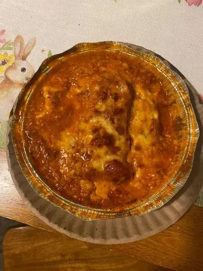 Half Portion Baked Meat Lasagna