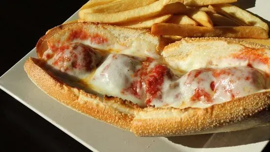 Meatball Parmigiana Sandwich