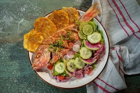 Pargo frito