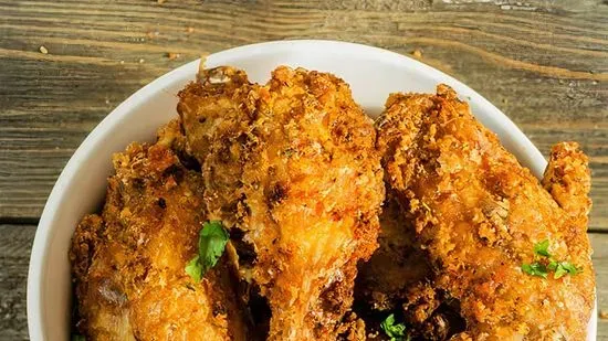 AA. Fried Party Chicken Wings (5) (鸡翅)