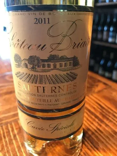 Chateau Briatte Sauternes 2011