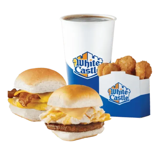 2 BREAKFAST SLIDERS COMBO CAL 860-1090