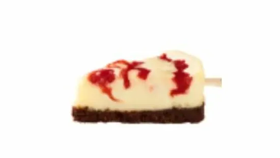 STRAWBERRY SWIRL CHEESECAKE ON-A-STICK