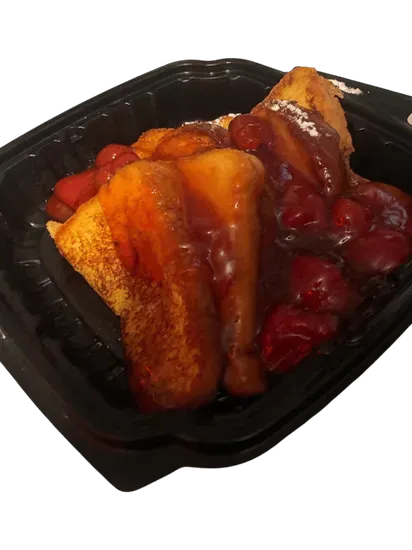 French Toast with Fruit Topping