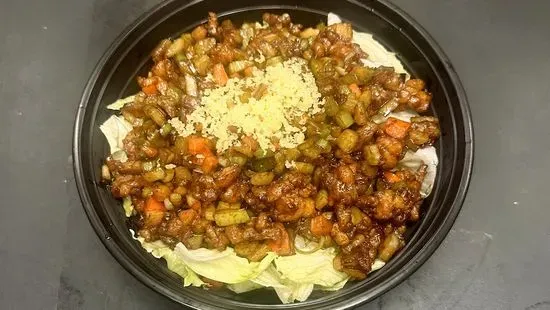 Stuffed Lettuce Bowl with Chicken